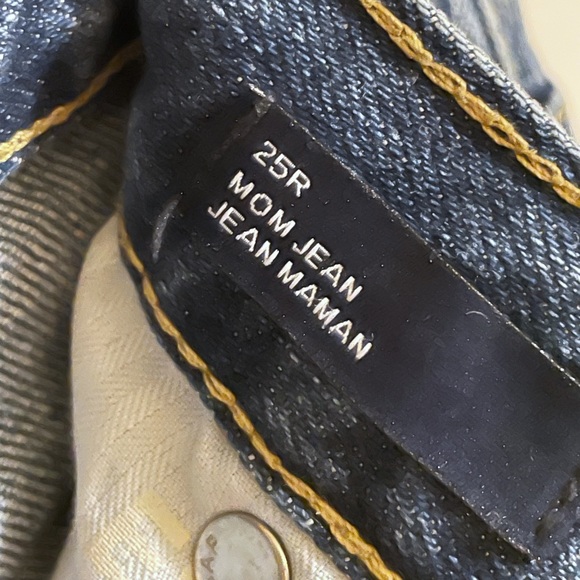 GAP 1969 Mom Jean in Dark Indigo Sz 25R - Picture 12 of 15